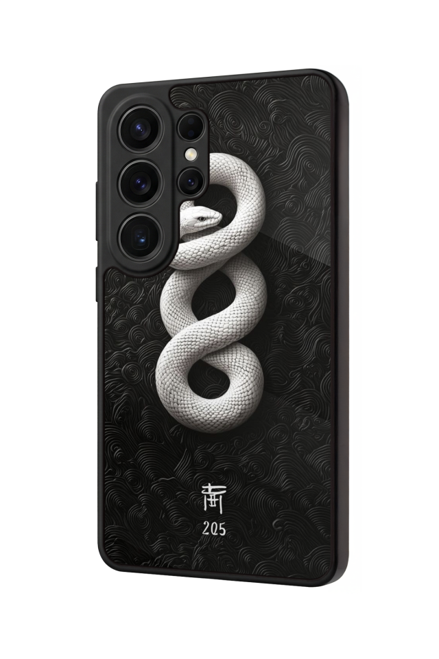 Samsung Galaxy S26 Ultra Uyumlu Yılan Tasarımlı Glossy Premium Kılıf