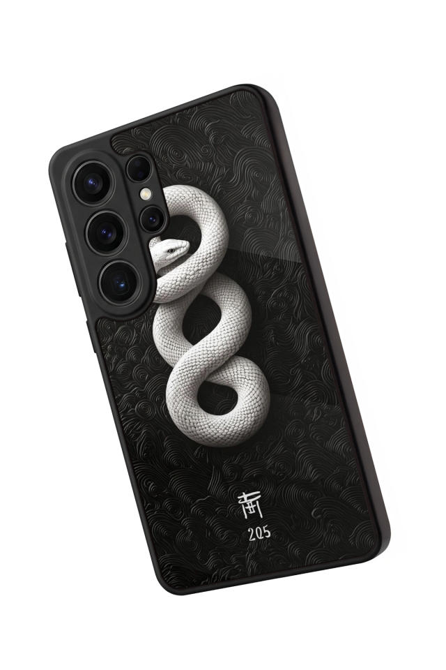 Samsung Galaxy S26 Ultra Uyumlu Yılan Tasarımlı Glossy Premium Kılıf