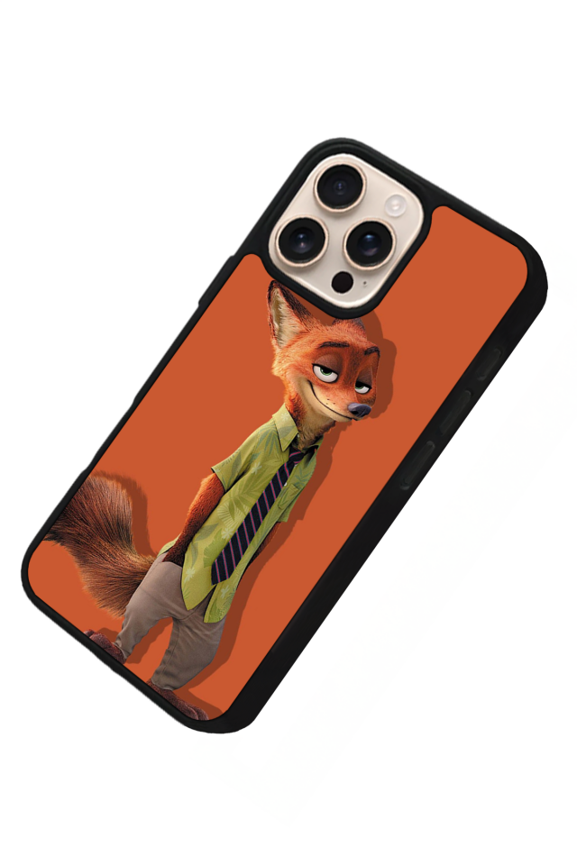 iPhone 14 Pro Uyumlu Zootropolis Tasarımlı Glossy Premium Kılıf