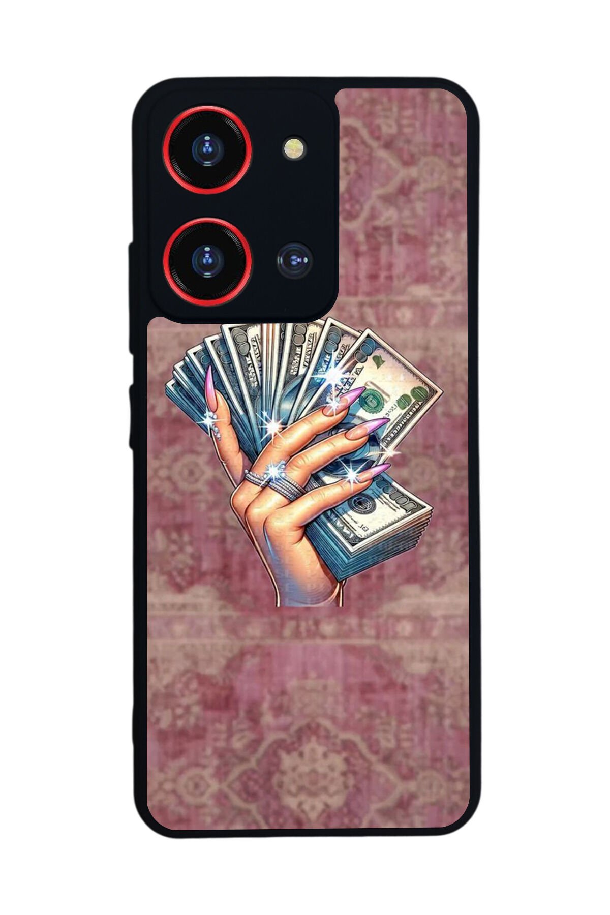 Reeder S19 Max Pro S 108MP Uyumlu Money Para Tasarımlı Glossy Premium Kılıf