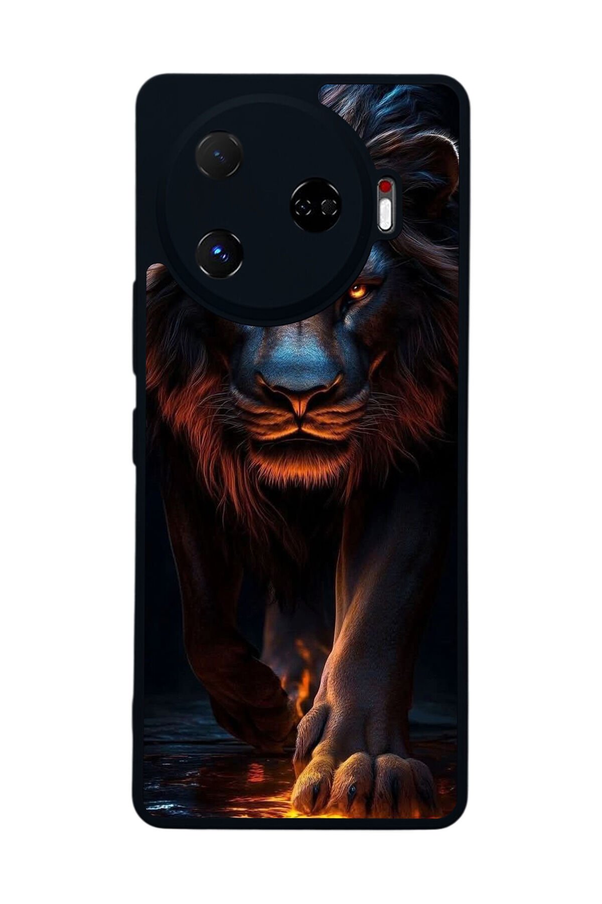 Tecno Camon 30 Pro Uyumlu Aslan Tasarımlı Glossy Premium Kılıf