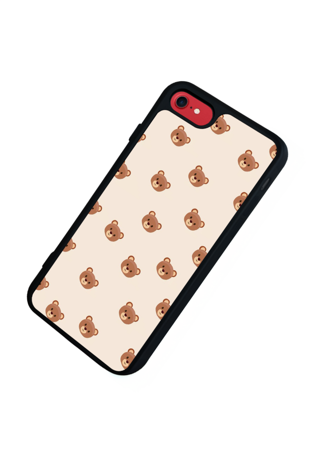 iPhone 8 Uyumlu Ayı Tasarımlı Glossy Premium Kılıf