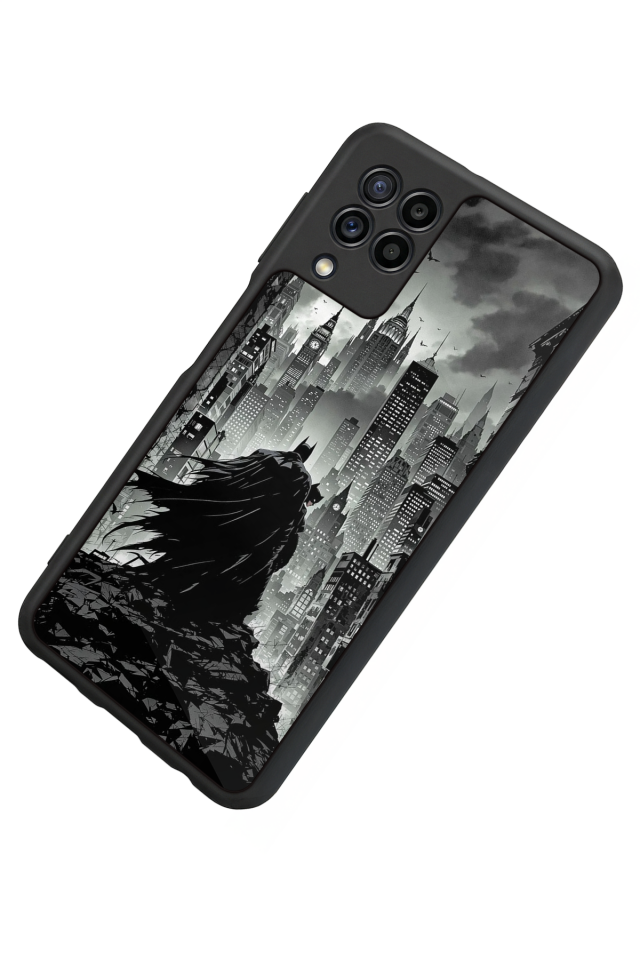 Samsung Galaxy M22 Uyumlu Batman Tasarımlı Glossy Premium Kılıf