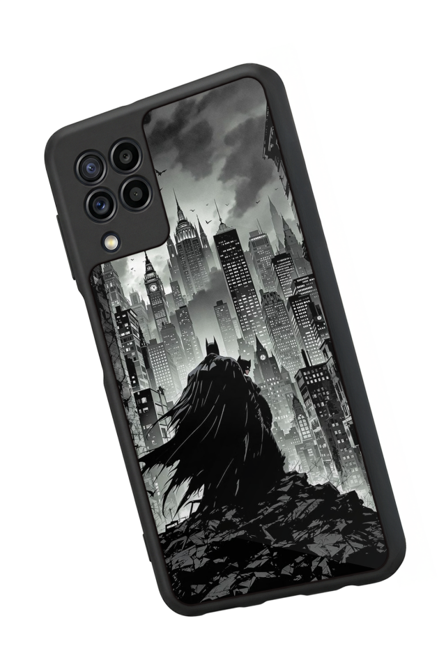 Samsung Galaxy M22 Uyumlu Batman Tasarımlı Glossy Premium Kılıf