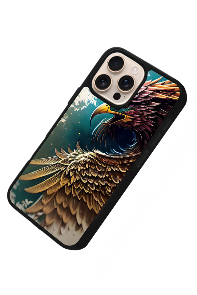 iPhone 15 Pro Uyumlu Besiktas Tasarımlı Glossy Premium Kılıf