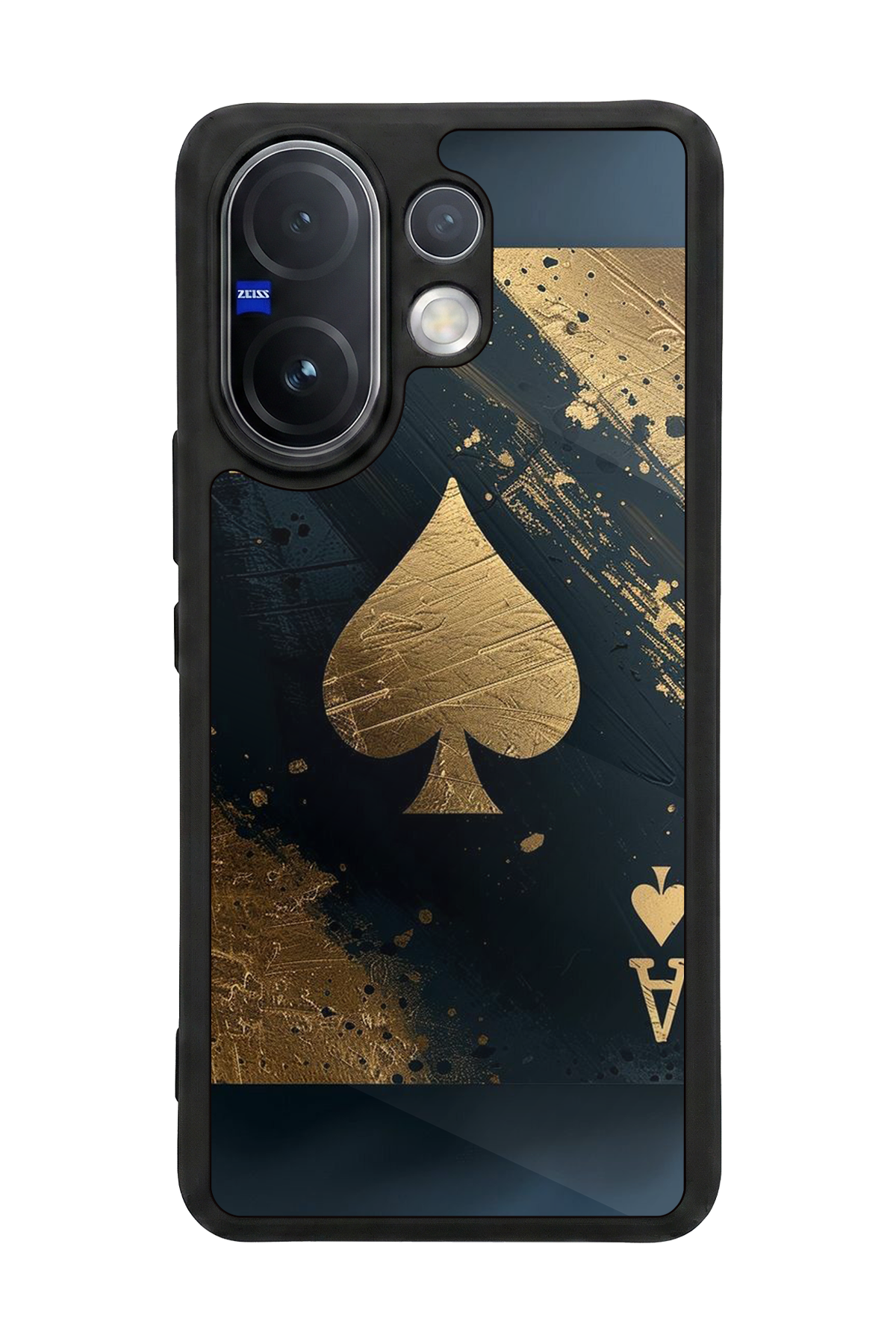 Vivo V60 Uyumlu Kart Tasarımlı Glossy Premium Kılıf