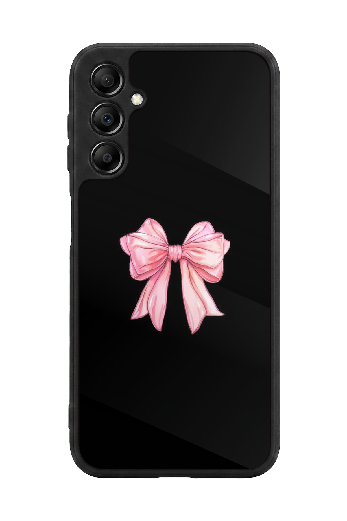 Samsung Galaxy A14 Uyumlu Kurdele Tasarımlı Glossy Premium Kılıf