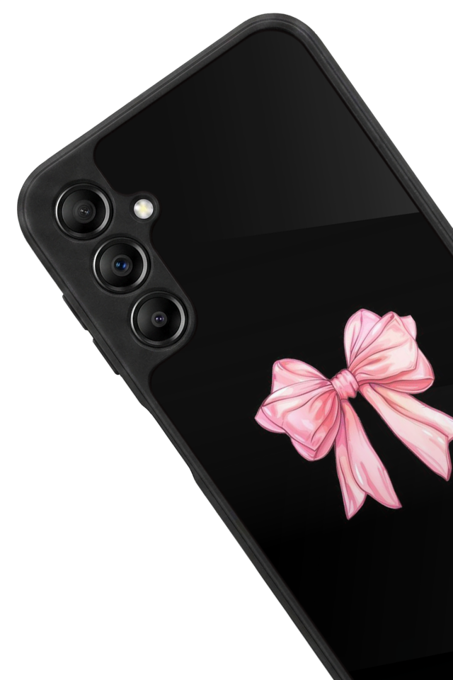 Samsung Galaxy A14 Uyumlu Kurdele Tasarımlı Glossy Premium Kılıf