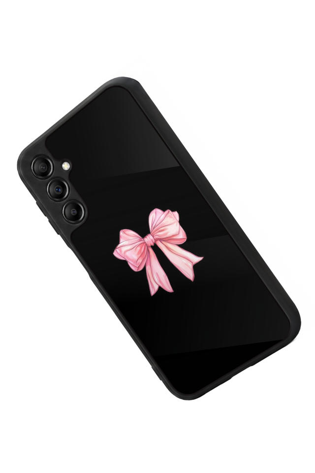 Samsung Galaxy A14 Uyumlu Kurdele Tasarımlı Glossy Premium Kılıf