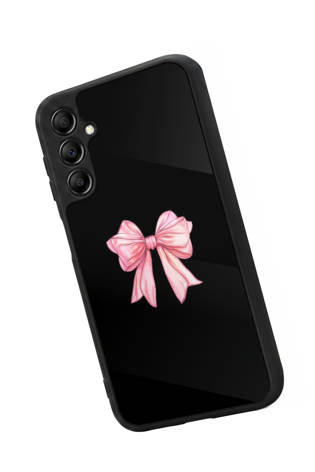 Samsung Galaxy A14 Uyumlu Kurdele Tasarımlı Glossy Premium Kılıf