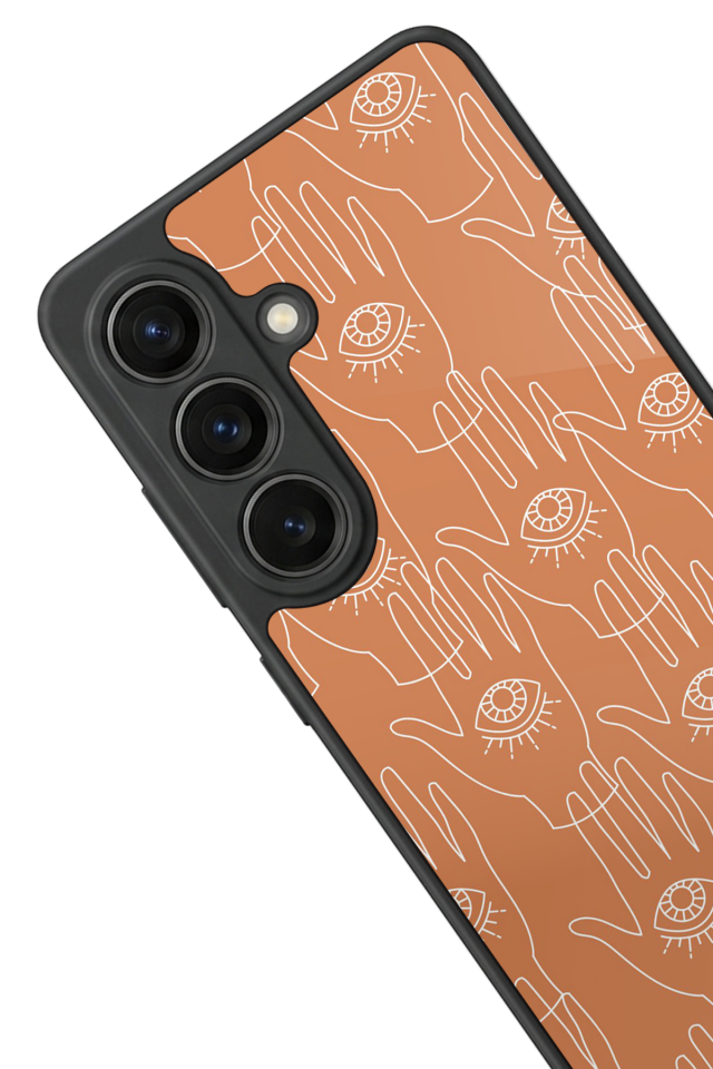 Samsung Galaxy S26 Uyumlu Line Art Tasarımlı Glossy Premium Kılıf