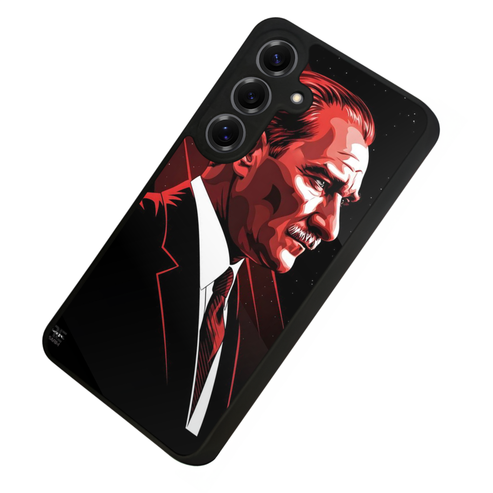 Samsung Galaxy S25 Uyumlu Mustafa Kemal Ataturk Tasarımlı Glossy Premium Kılıf