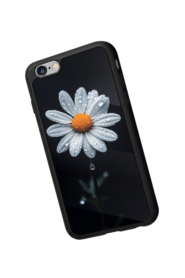 iPhone 6s Plus Uyumlu Papatya Tasarımlı Glossy Premium Kılıf