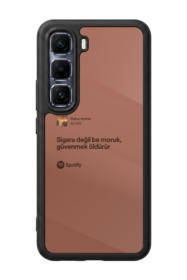 Infinix Hot 60 Pro Plus Uyumlu Sarki Sozleri Tasarımlı Glossy Premium Kılıf