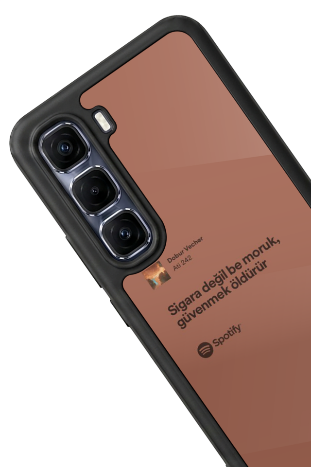 Infinix Hot 60 Pro Plus Uyumlu Sarki Sozleri Tasarımlı Glossy Premium Kılıf