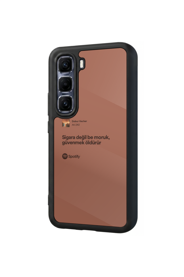 Infinix Hot 60 Pro Plus Uyumlu Sarki Sozleri Tasarımlı Glossy Premium Kılıf
