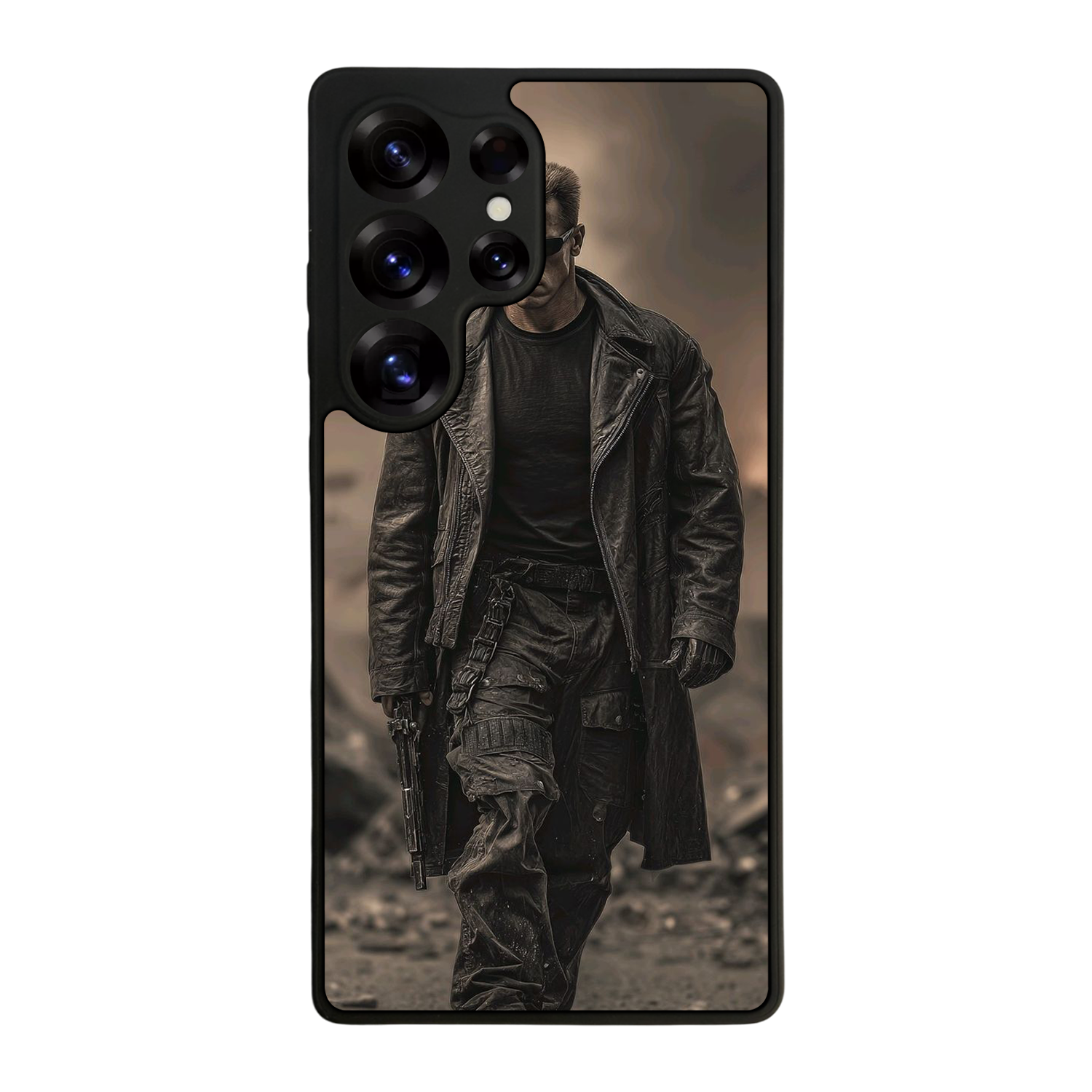 Samsung Galaxy S25 Ultra Uyumlu Terminator Tasarımlı Glossy Premium Kılıf