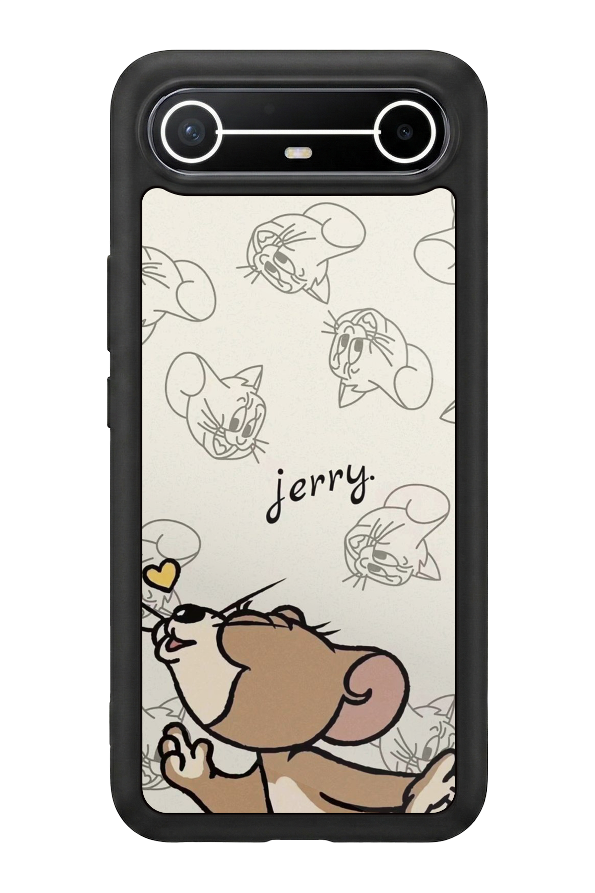 Tecno Spark Slim 5G Uyumlu Tom And Jerry Tasarımlı Glossy Premium Kılıf