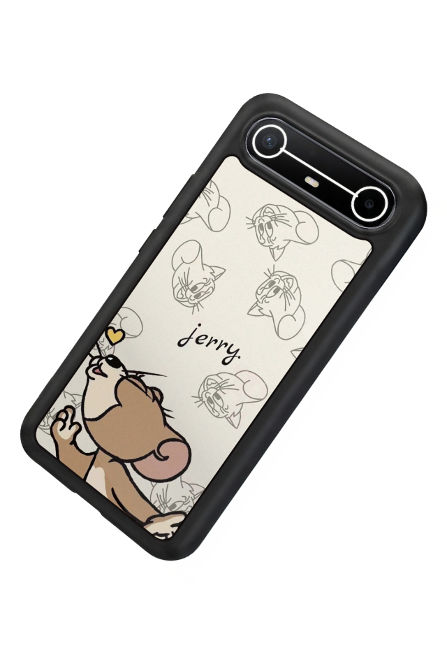 Tecno Spark Slim 5G Uyumlu Tom And Jerry Tasarımlı Glossy Premium Kılıf