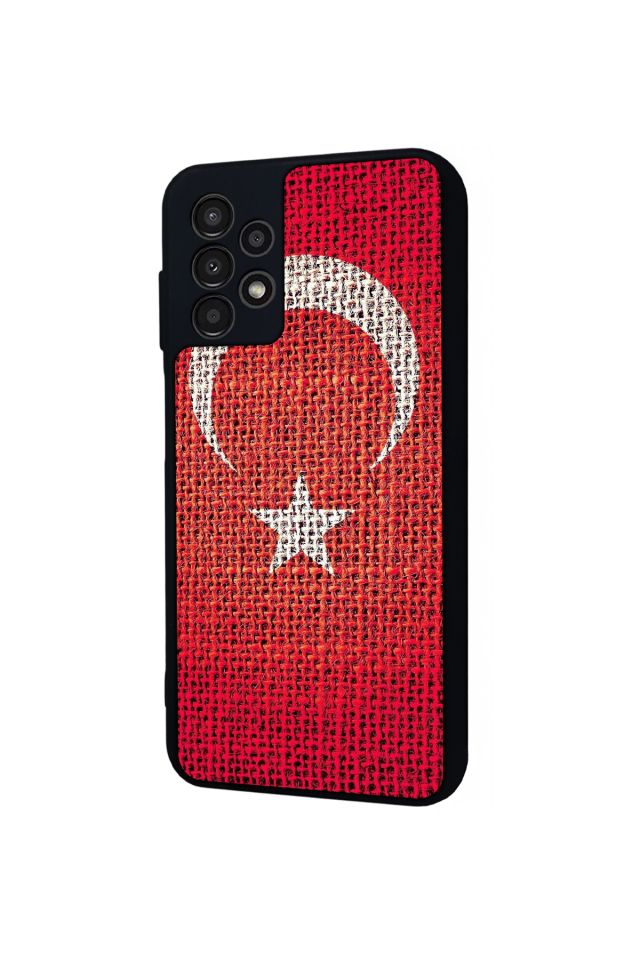Samsung Galaxy A23 Uyumlu Türk Bayragi Tasarımlı Glossy Premium Kılıf