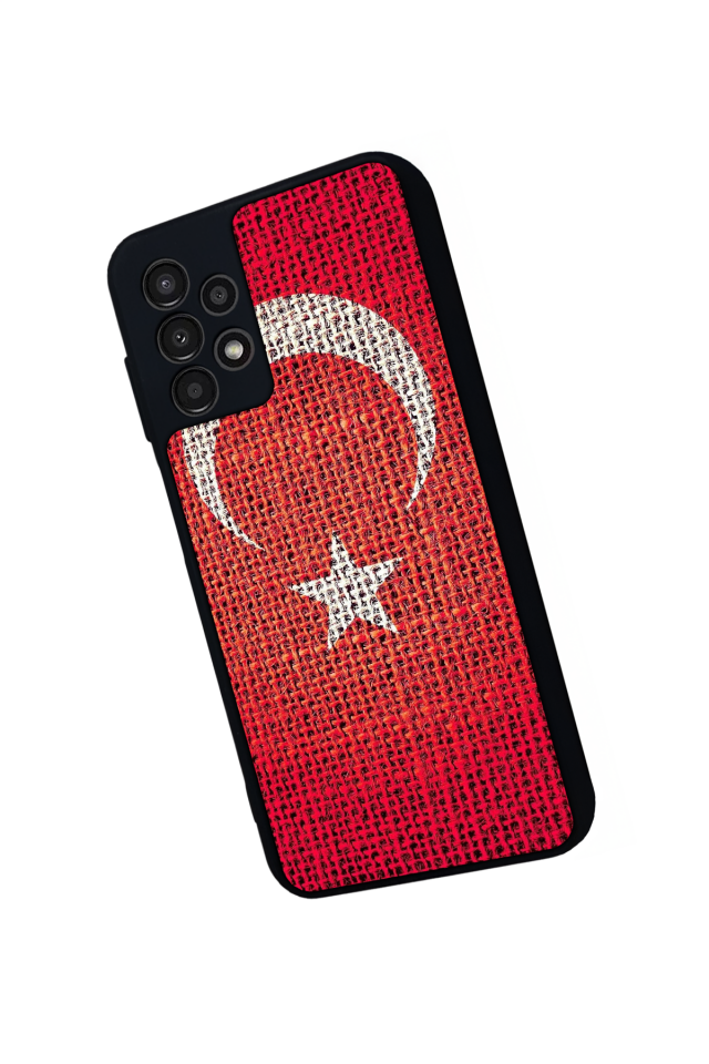 Samsung Galaxy A23 Uyumlu Türk Bayragi Tasarımlı Glossy Premium Kılıf