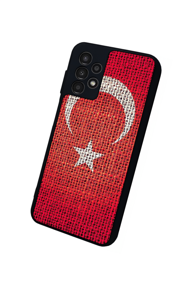 Samsung Galaxy A23 Uyumlu Türk Bayragi Tasarımlı Glossy Premium Kılıf