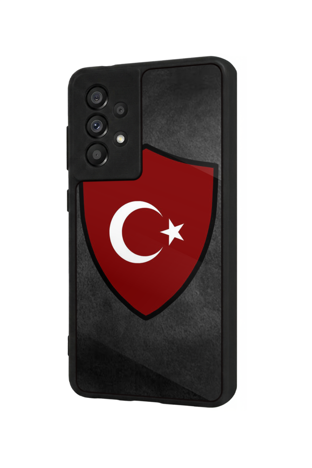 Samsung Galaxy A73 Uyumlu Türk Bayragi Tasarımlı Glossy Premium Kılıf