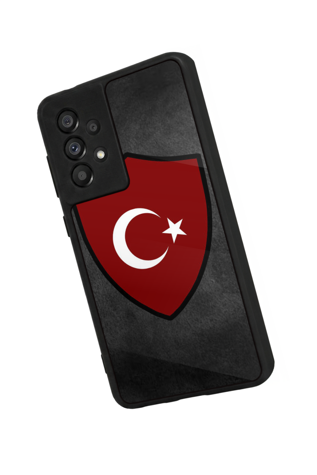 Samsung Galaxy A73 Uyumlu Türk Bayragi Tasarımlı Glossy Premium Kılıf