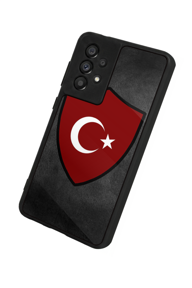 Samsung Galaxy A73 Uyumlu Türk Bayragi Tasarımlı Glossy Premium Kılıf