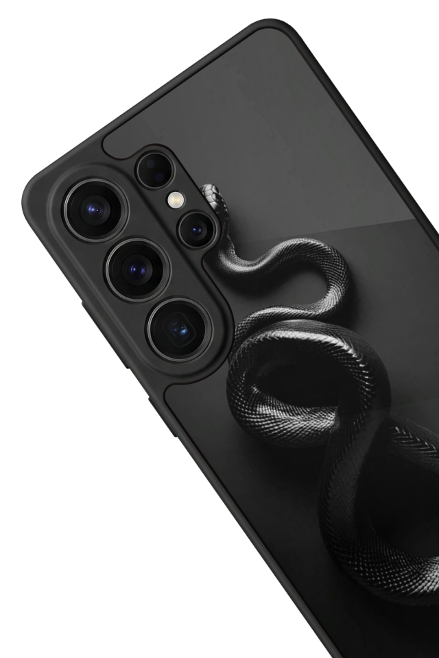 Samsung Galaxy S26 Ultra Uyumlu Yılan Tasarımlı Glossy Premium Kılıf