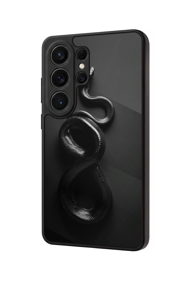 Samsung Galaxy S26 Ultra Uyumlu Yılan Tasarımlı Glossy Premium Kılıf