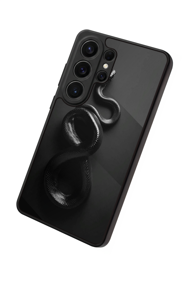Samsung Galaxy S26 Ultra Uyumlu Yılan Tasarımlı Glossy Premium Kılıf