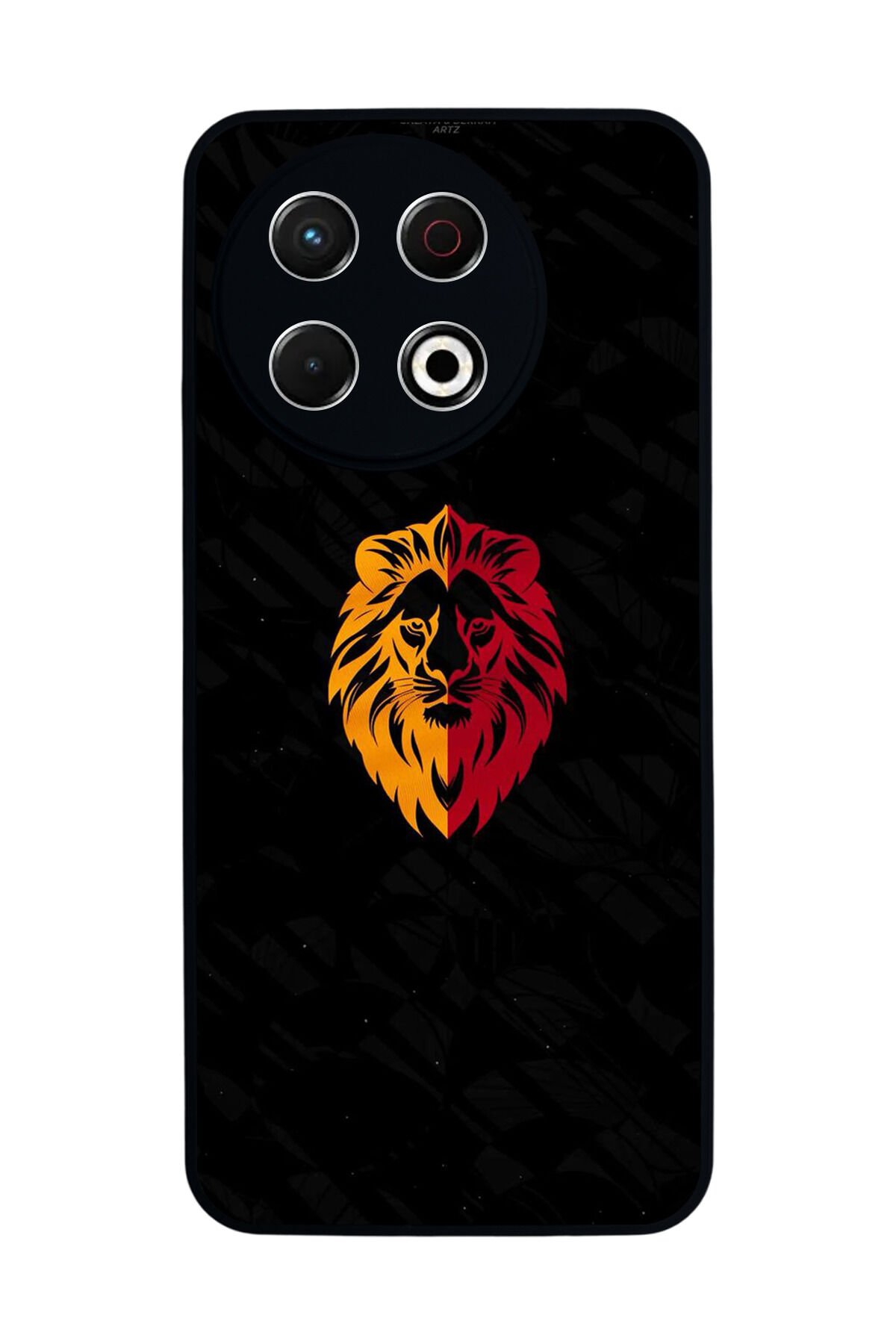 Tecno Spark 30 Pro Uyumlu Aslan Tasarımlı Glossy Premium Kılıf