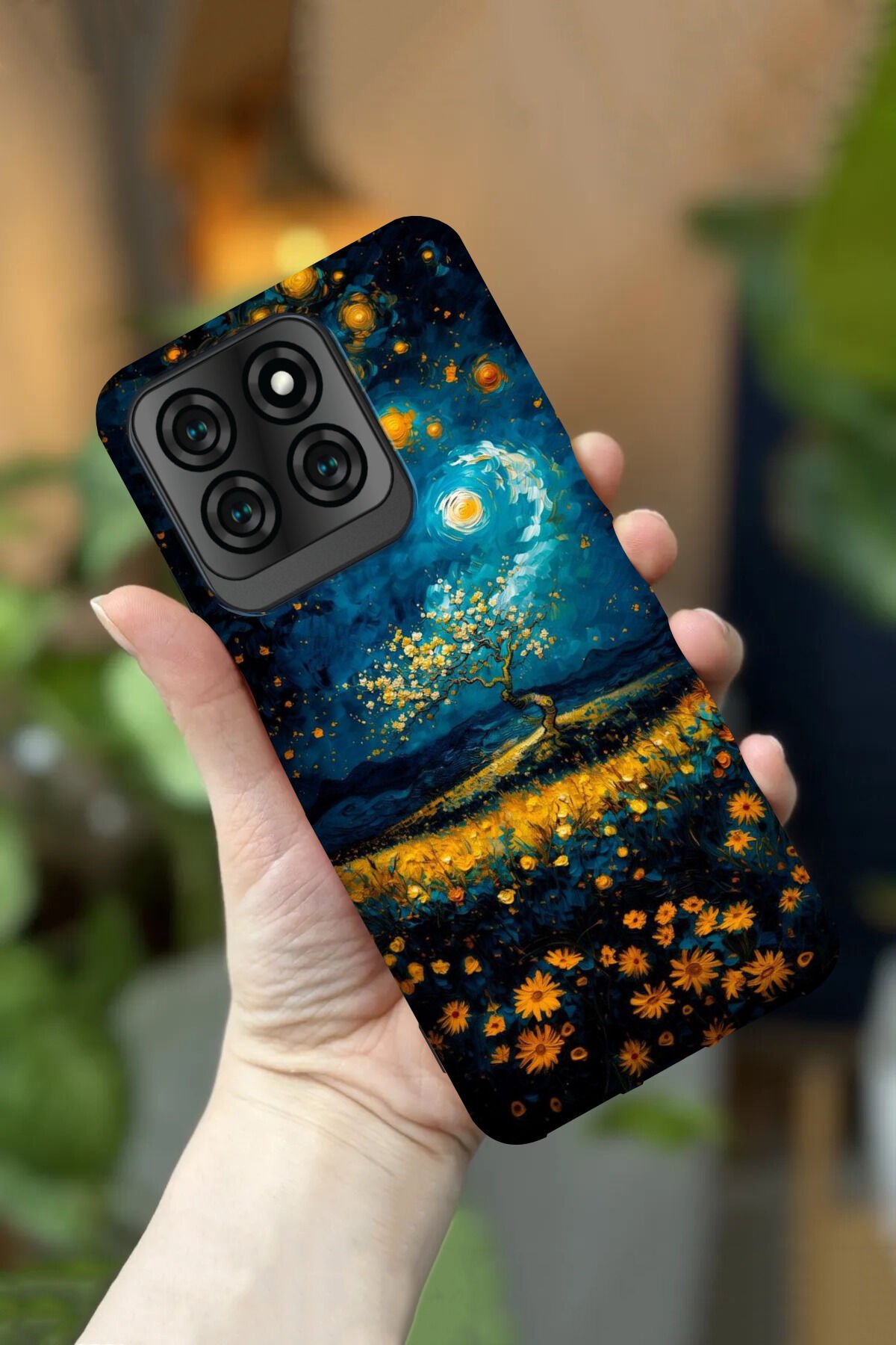 Reeder S71 Uyumlu Kamera Korumalı Tablo Desenli HD Baskılı Silikon Kılıf