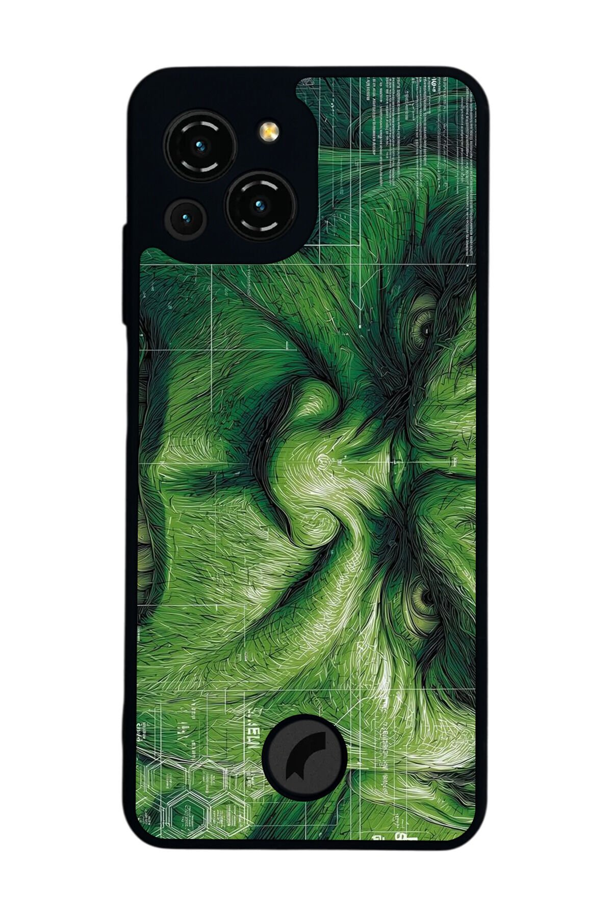 Reeder S23 Pro Max Uyumlu Hulk Tasarımlı Glossy Premium Kılıf