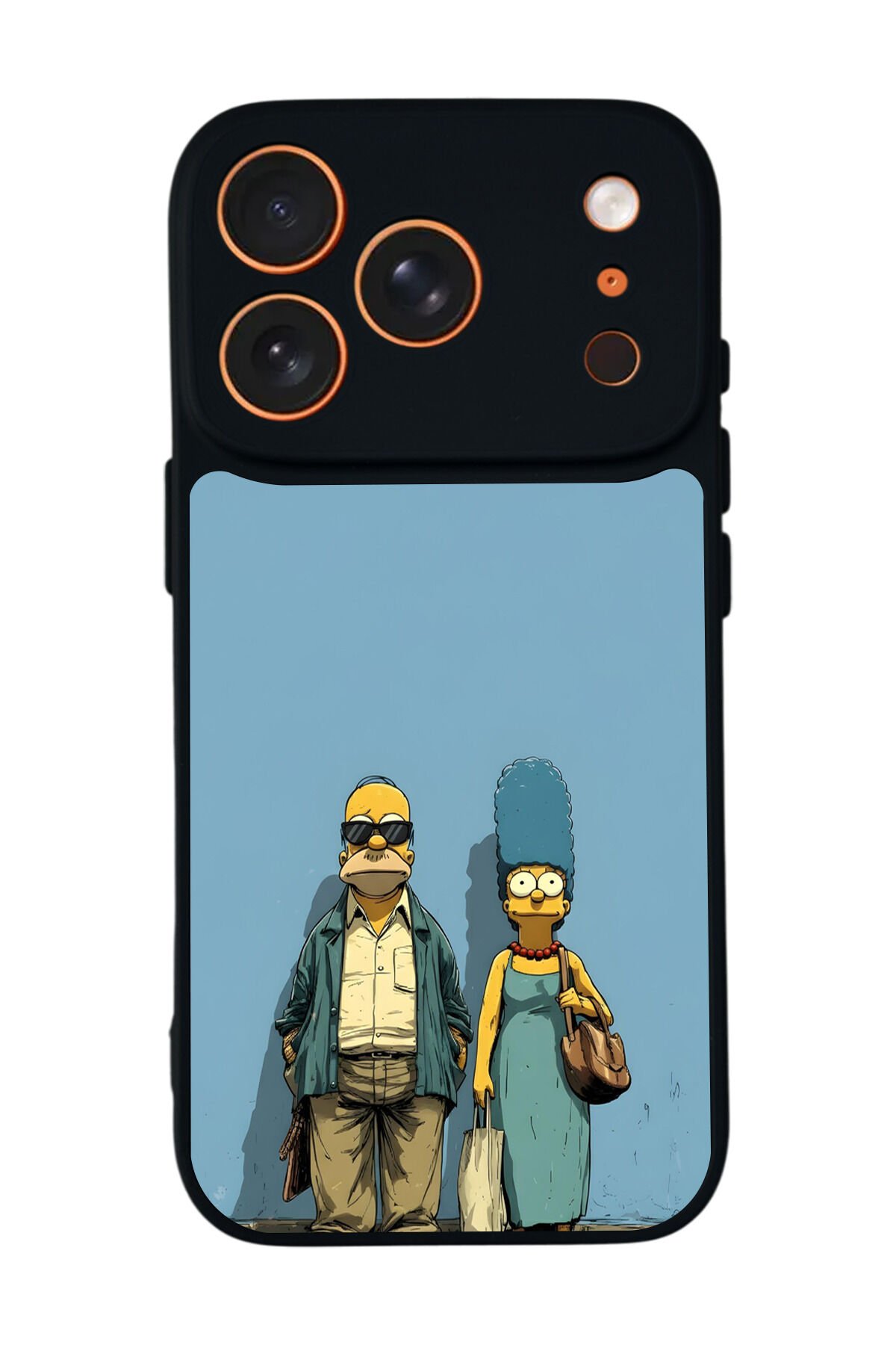 iPhone 17 Pro Max Uyumlu The Simpsons Tasarımlı Glossy Premium Kılıf