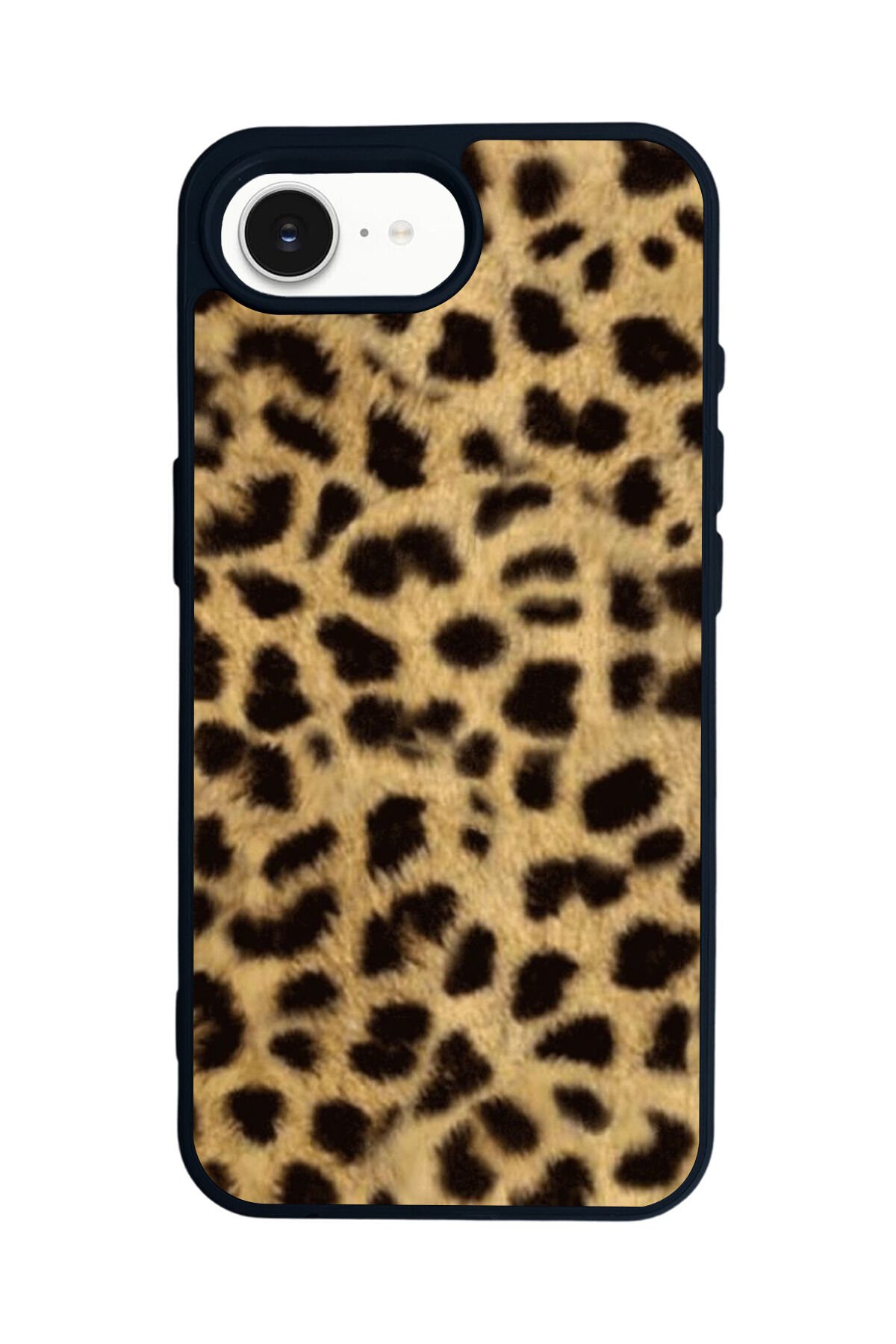 iPhone 16E Uyumlu Leopar Tasarımlı Glossy Premium Kılıf