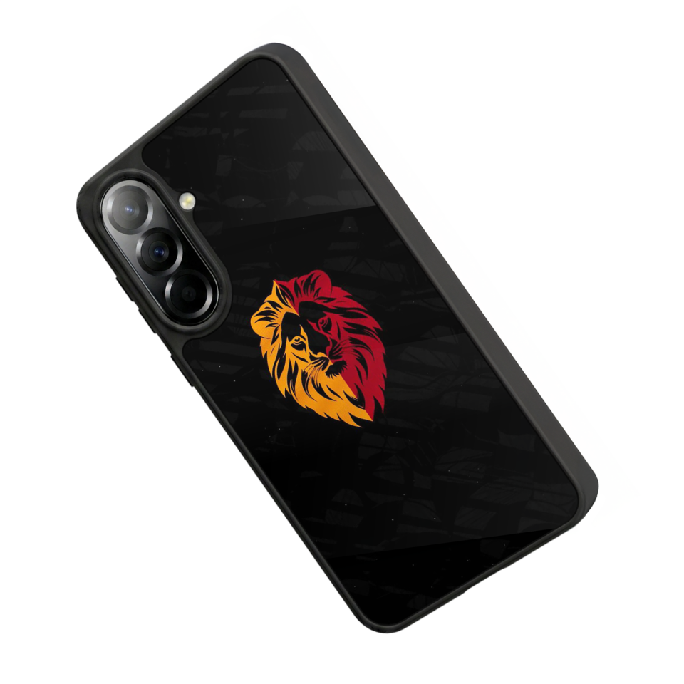 Samsung Galaxy A57 Uyumlu Aslan Tasarımlı Glossy Premium Kılıf