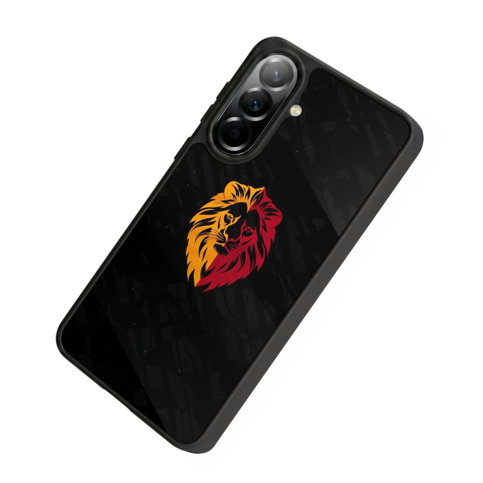 Samsung Galaxy A57 Uyumlu Aslan Tasarımlı Glossy Premium Kılıf