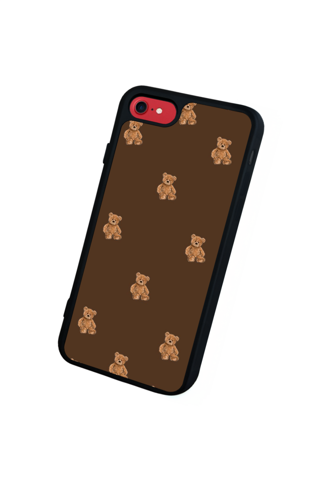 iPhone 8 Uyumlu Ayı Tasarımlı Glossy Premium Kılıf