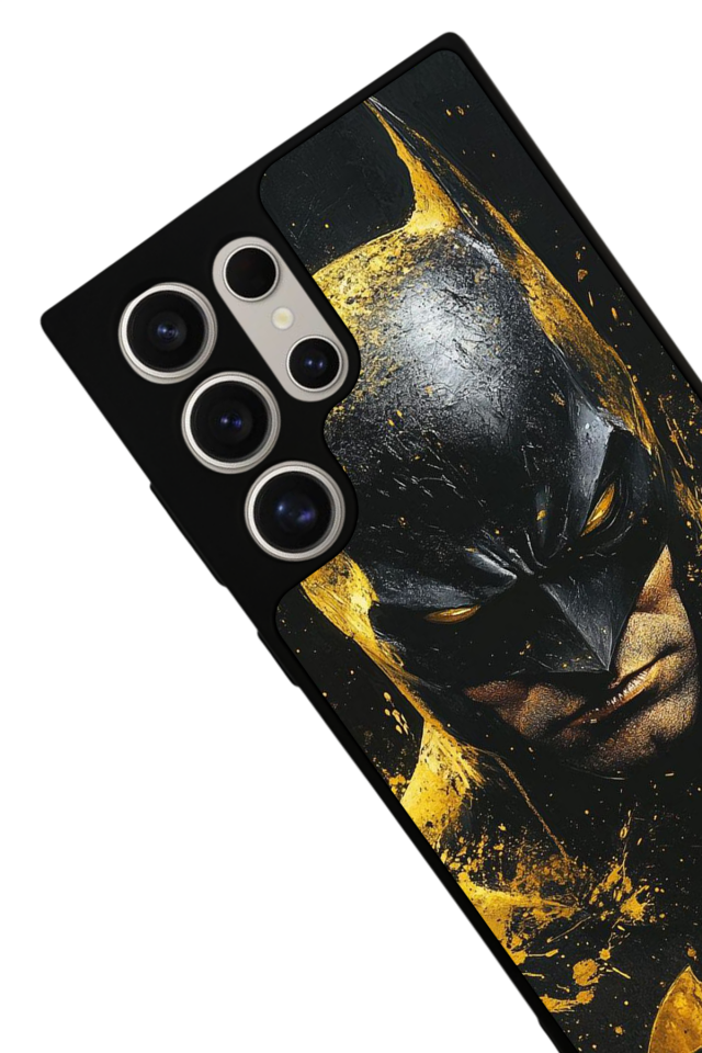 Samsung Galaxy S23 Ultra Uyumlu Batman Tasarımlı Glossy Premium Kılıf