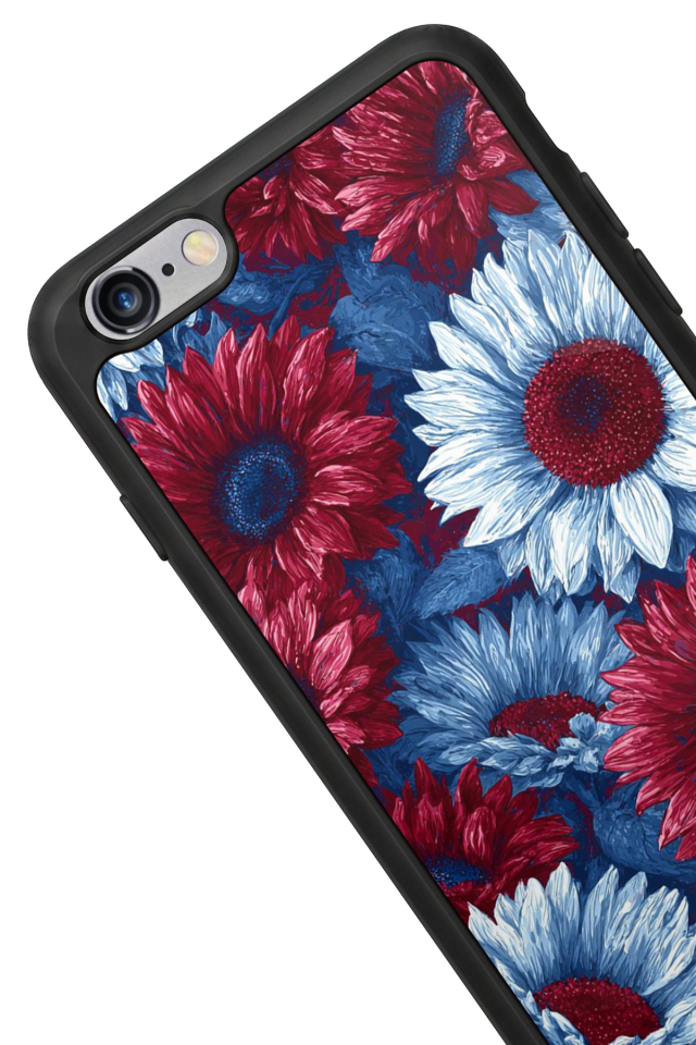 iPhone 6 Plus Uyumlu Cicek Tasarımlı Glossy Premium Kılıf