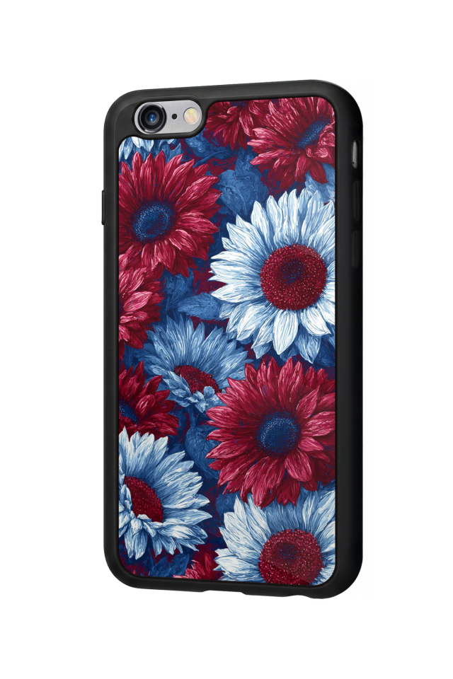 iPhone 6 Plus Uyumlu Cicek Tasarımlı Glossy Premium Kılıf