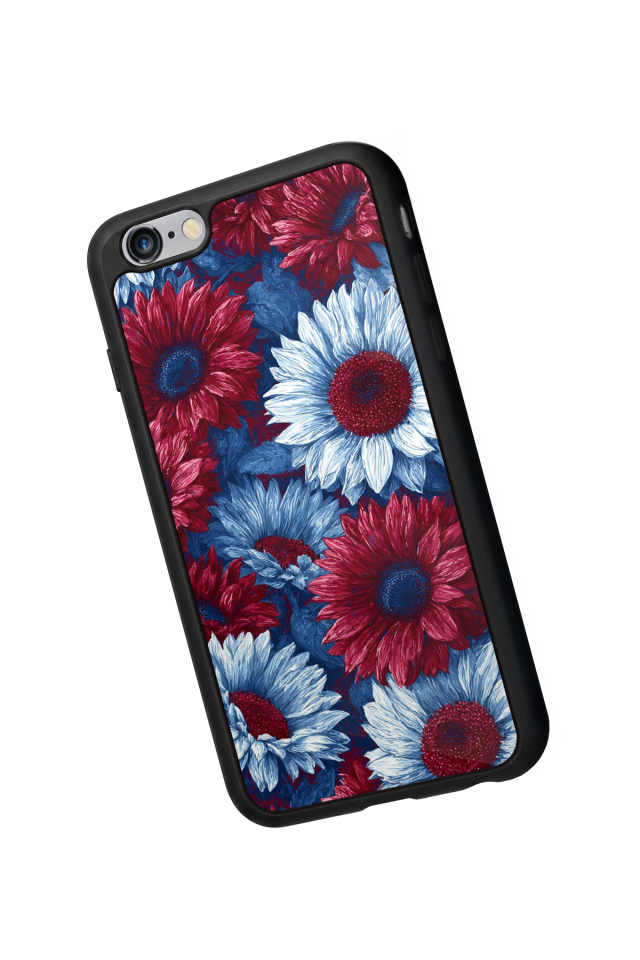 iPhone 6 Plus Uyumlu Cicek Tasarımlı Glossy Premium Kılıf