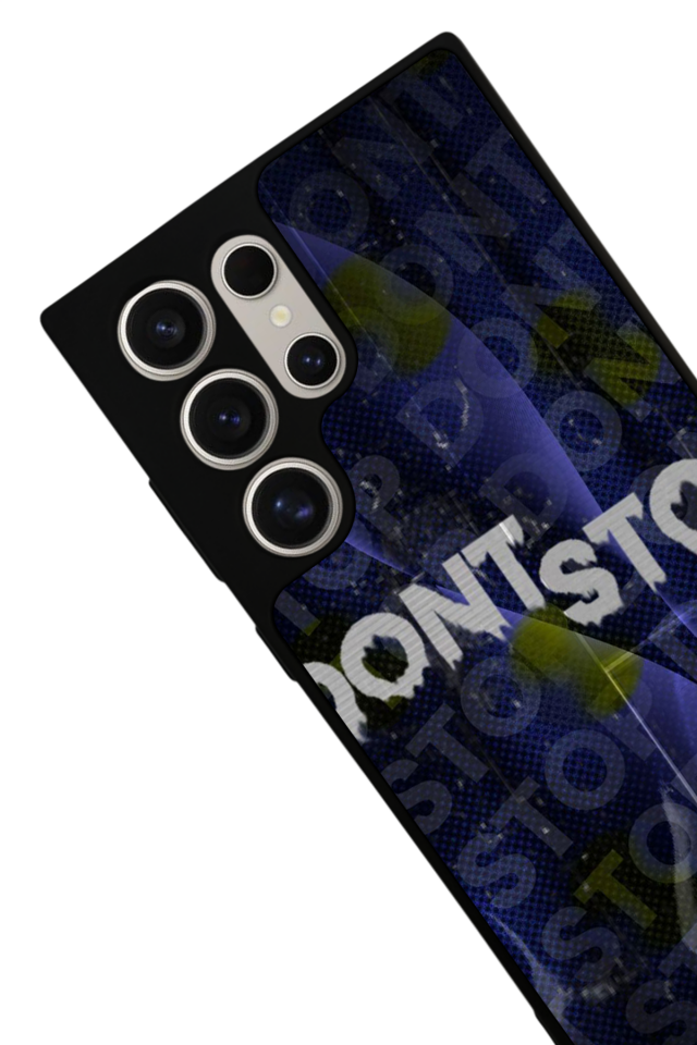 Samsung Galaxy S22 Ultra Uyumlu Dont Stop Tasarımlı Glossy Premium Kılıf