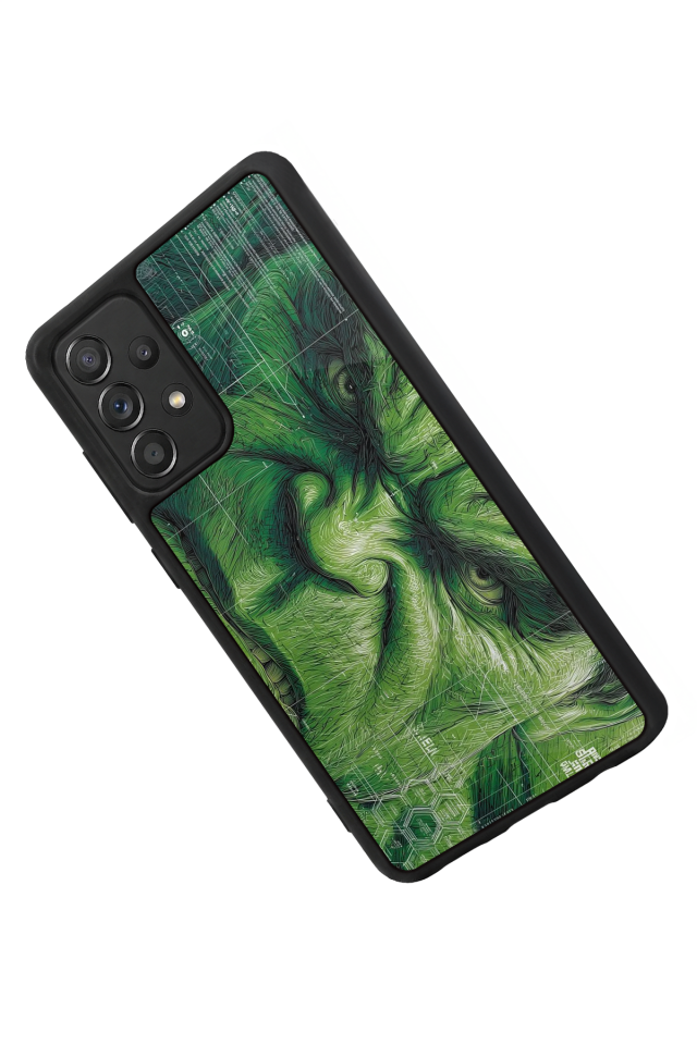 Samsung Galaxy A72 Uyumlu Hulk Tasarımlı Glossy Premium Kılıf