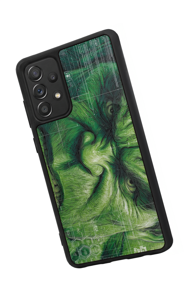 Samsung Galaxy A72 Uyumlu Hulk Tasarımlı Glossy Premium Kılıf