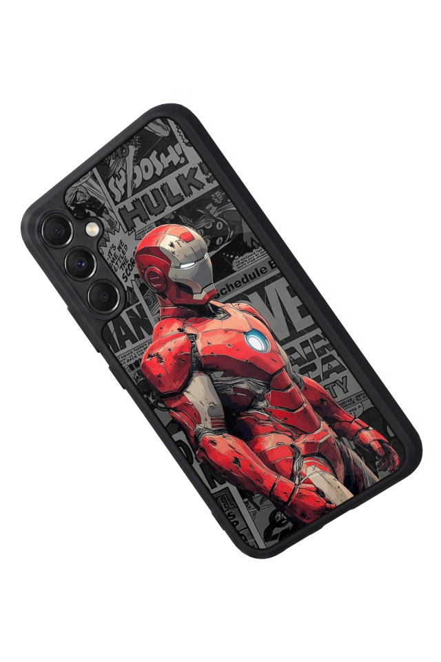 Samsung Galaxy M34 Uyumlu Iron Man ( Demir Adam ) Tasarımlı Glossy Premium Kılıf