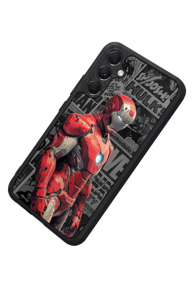 Samsung Galaxy M34 Uyumlu Iron Man ( Demir Adam ) Tasarımlı Glossy Premium Kılıf