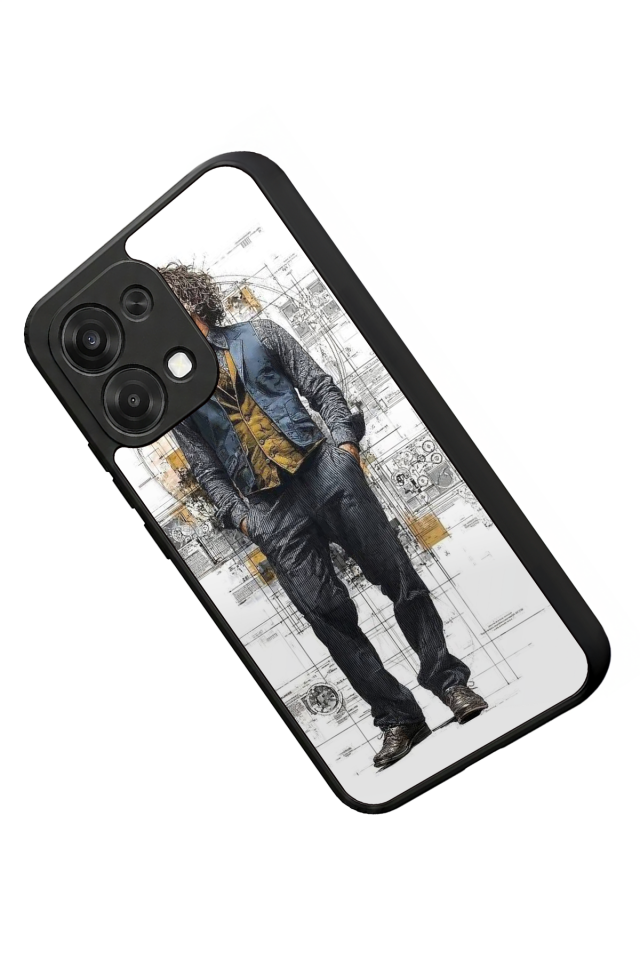 Oppo A6 Pro Uyumlu Joker Tasarımlı Glossy Premium Kılıf
